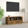 Vidaxl TV Stand, Smoked Oak, 100X35X40 Cm