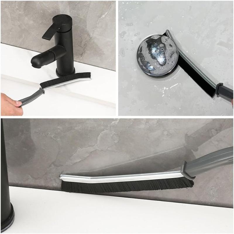 Hard-Bristled Crevice Cleaning Brush Grout Cleaner Scrub Brush Deep Tile Joints Crevice Gap Cleaning Brush Tools Accessories