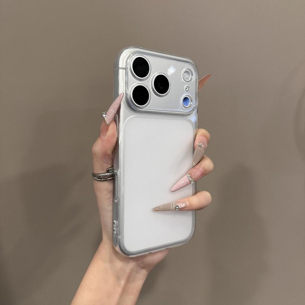Transparent Anti-slip Frosted Apple 17 Pro Max Compatible Phone Case - Ultra-thin Soft Shell