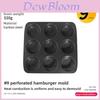 French Style Nonstick Bakery Mold With Punctured Loaf And Hot Dog Buns For Home Baking