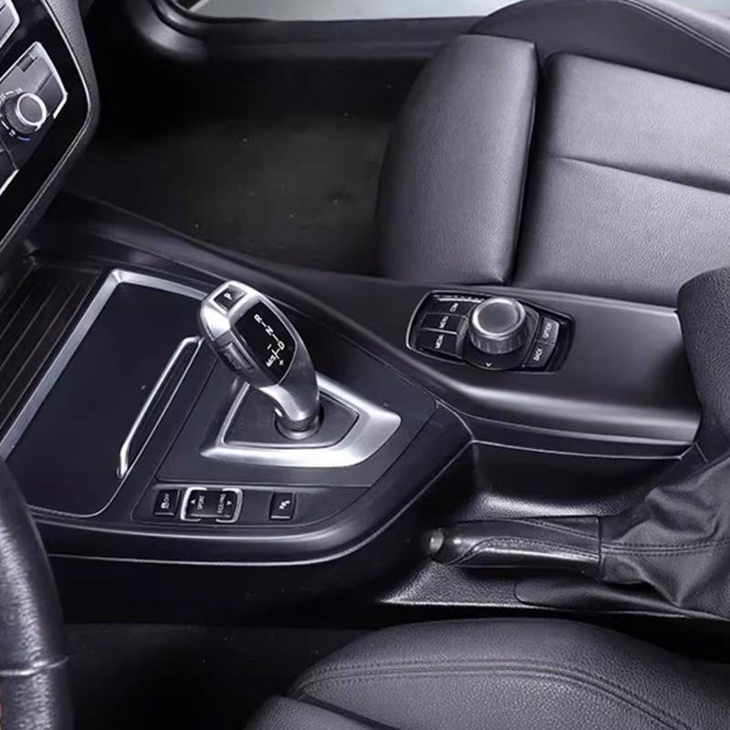 For BMW 1 2 Series F20 F21 F22 F23 2012-2018 ABS carbon fiber accessories multimedia panel decorative strip cover sticker