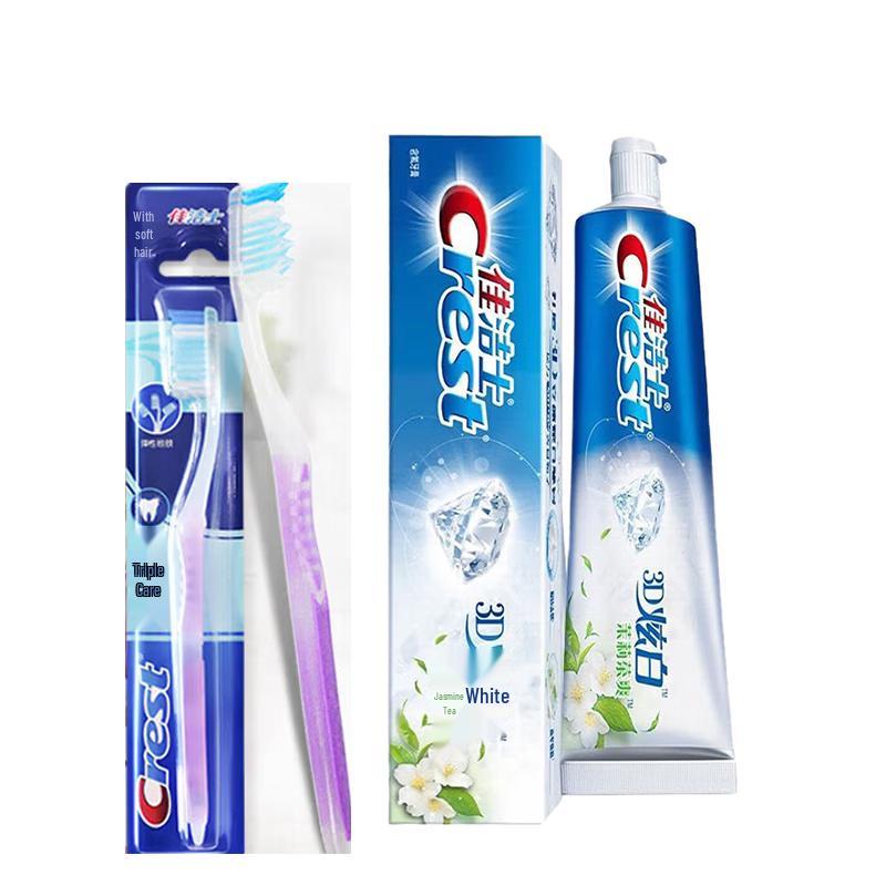 Набор зубная щетка Crest Triple Care и зубная паста 3D White
