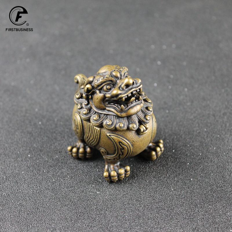 Retro copper big lion Incense Burners animals Incense Holder Incense Burner Sandalwood Censer Home Office Decor Decoration Craft