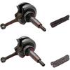 Motorcycle Engine Crankshaft Fits for YBR125 TTR125 125cc EU I EU II(EU II)