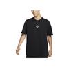 Nike Comfortable Soft Skin-Friendly Short Sleeve T-Shirt Men Tops Black HQ9152-010
