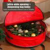 Christmas Wreath Storage Bag Artificial Wreath Organizer Round Storage Bag Dustproof And Waterproof Storage Bag