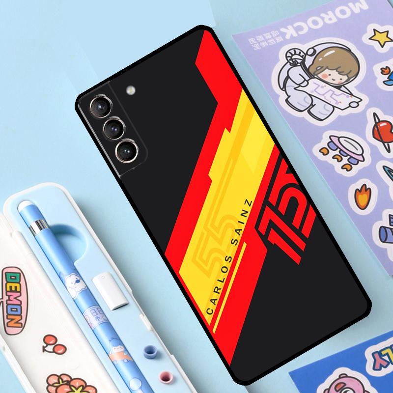 Carlos Sainz F1 Cover For Samsung Galaxy S23 S21 FE S20 FE S22 Plus Note 20 Ultra Note 10 S8 S9 S10 Plus Case