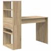 Desk in Sonoma Oak 113 x 54 x 120 cm Engineered Wood