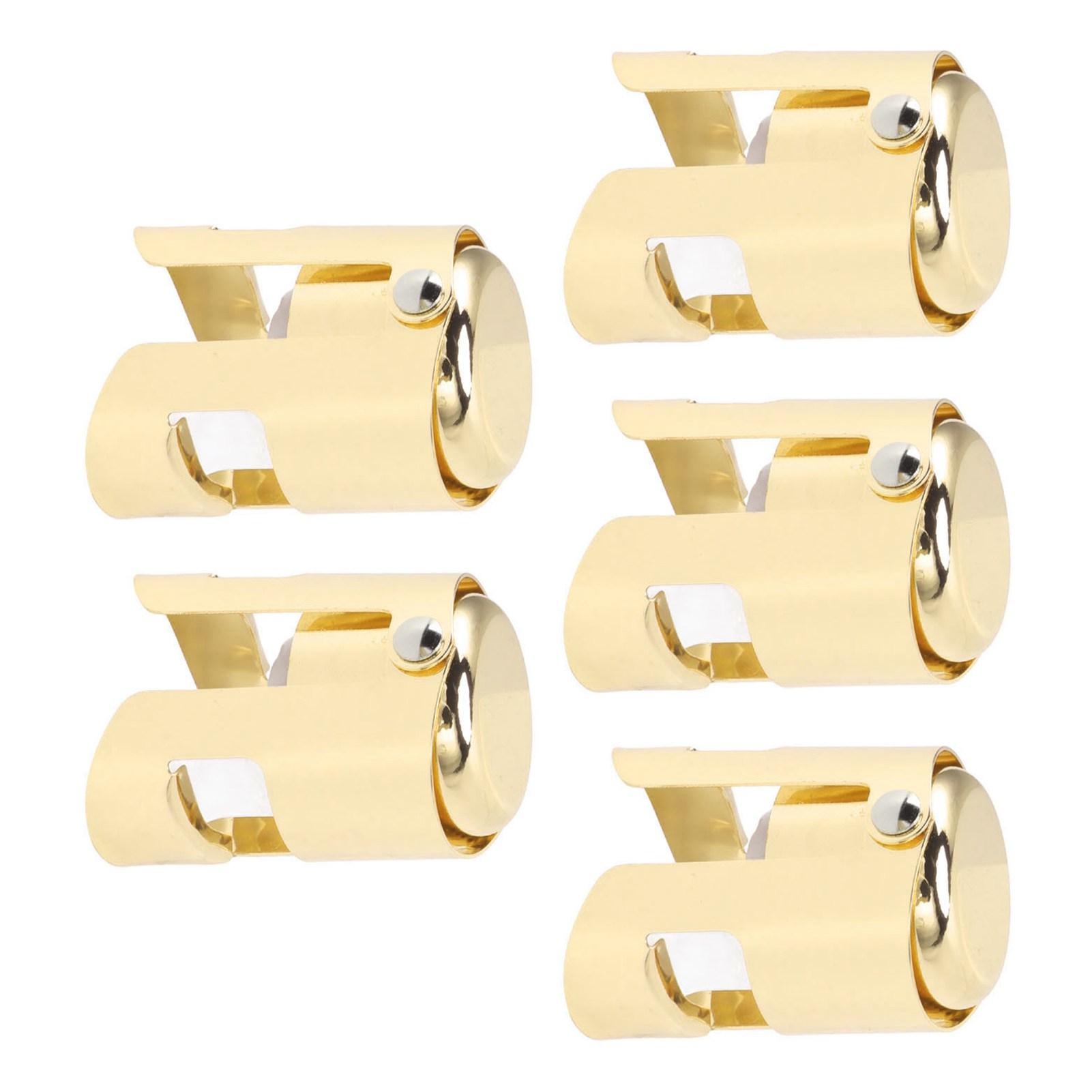 5Pcs   Bottle Stopper Stainless Steel   Sealer Plug Reusable Wine Saver for Wine Bottles Sparkling Bottles