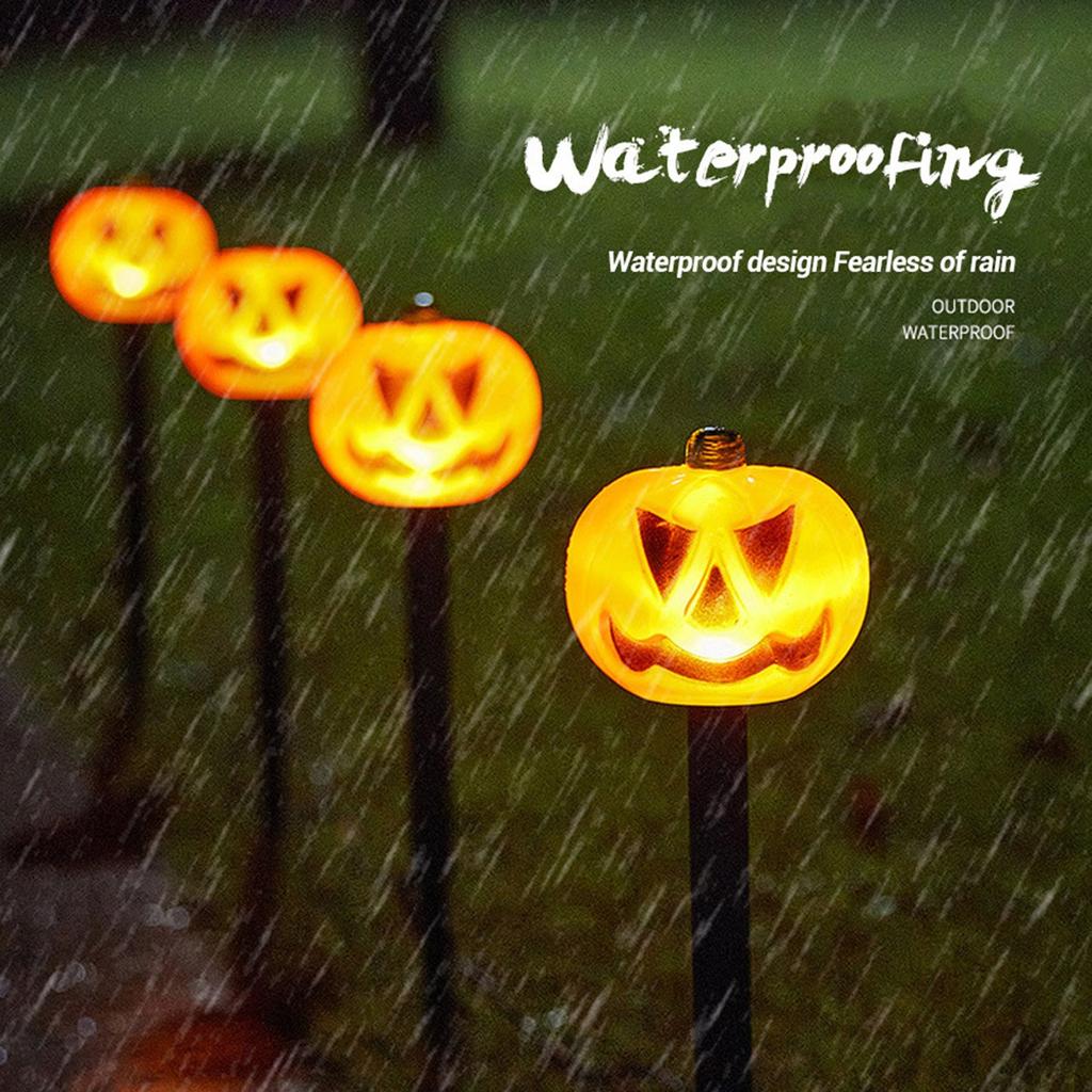 Solar Halloween Garden Lights – 6-Pack Waterproof LED & Stakes, Auto On/Off, 8-Hour Glow, Spooky Yard Decor For Trick-or-Treat