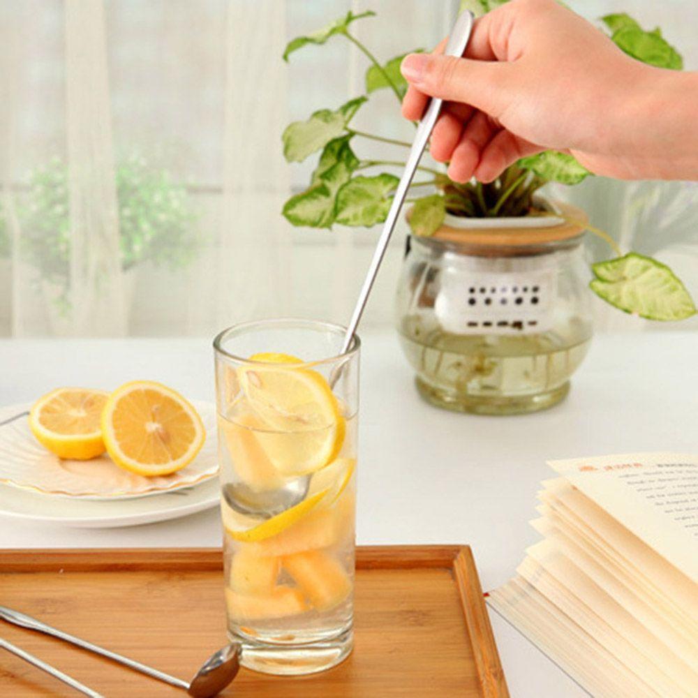 Mixing Stainless Steel Accessories Dessert Supplies Coffee Spoon Long Handle Ice Cream Spoon