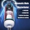High Speed Automatic Piston Massager Insertion Suck Masturbator Retractable Vaginal Blow Job Masturbator Sex Toys Men 18+ Penis Exerciser with Heating