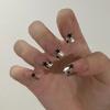 Wearing Nail Gold French Black Star Nail Sticker Removable Nail Patch Nail Patch Wearing Nail