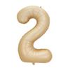 32/40Inch Cream Color Number Balloons 1-9 Large Digital Foil Helium Ball Girl Kids Adult Happy Birthday Party Decoration Wedding