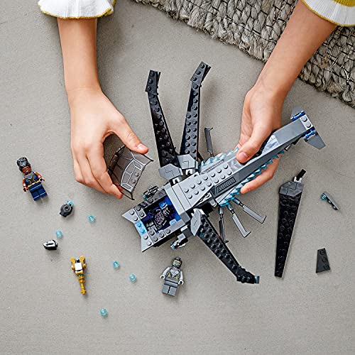 LEGO Super Heroes Black Panther Dragon Flyer 76186 Toy Blocks Gift Plane Superhero American Comic Book Boys Ages 8 and Up