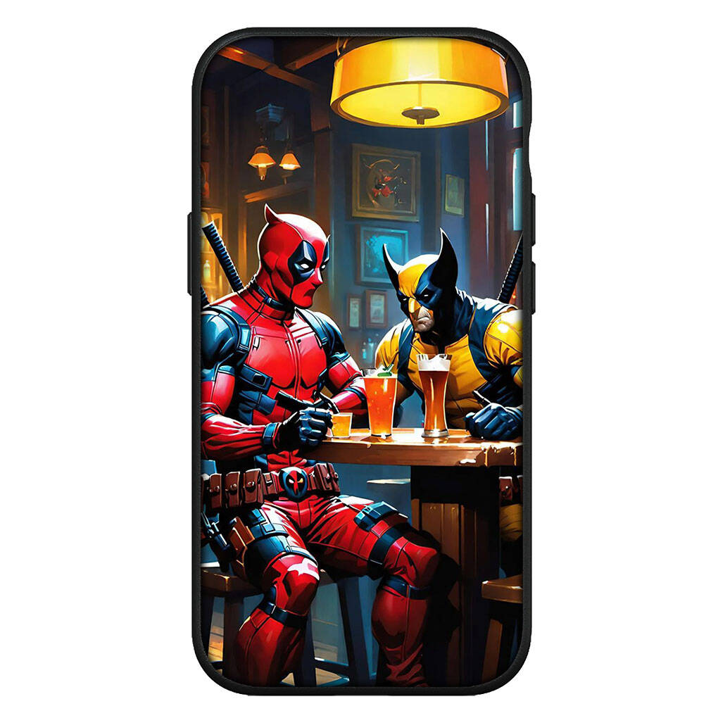 Cover for iPhone 17 16 15 Xiaomi Poco Redmi Note 14 13 12 11 Pro Max 9 16e Samsung Galaxy S25 S24 S23 OPPO Huawei Wolverine Anime Deadpool Phone Case