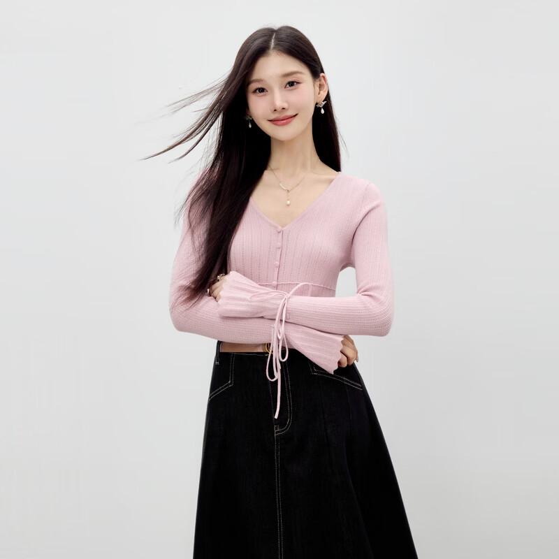 Women s V-Neck Slim Fit Knit Top XL