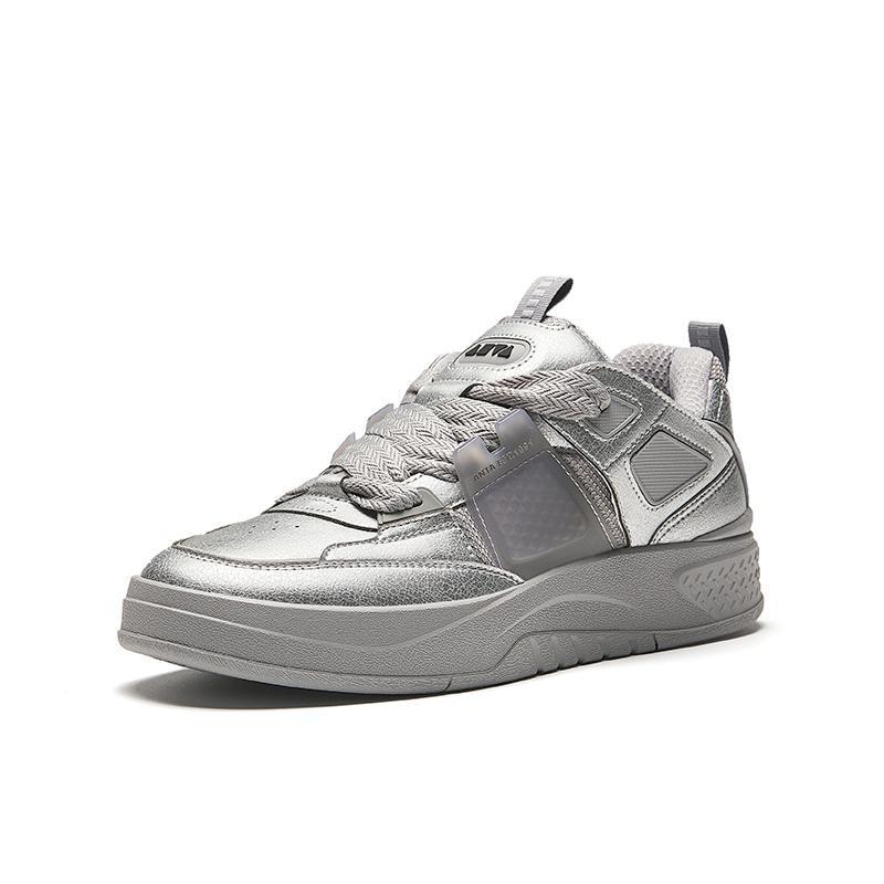 Anta Aoyou Pro Trendy Versatile Durable Low-Top Skate Shoes Men Sneakers Pigeon-Gray 912438015-2
