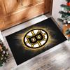Boston Bruins Kristall Samt Teppich Weich Anti?Rutschfeste Fußmatte Bequemer Wohnzimmer Schlafzimmer Dekor Teppich