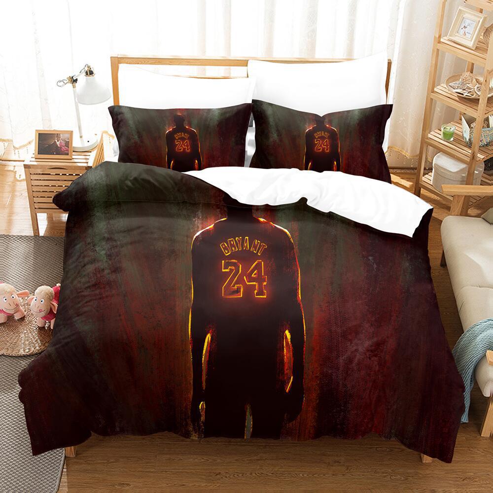 Basketball Digital Printing Bedding Three-Piece Microfiber Polyester Cotton Duvet