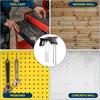 Space Saving Stainless Steel Pressure Washer Accessory Holder Wall Mount Storage Rack for Guns Foam Cannons Nozzles