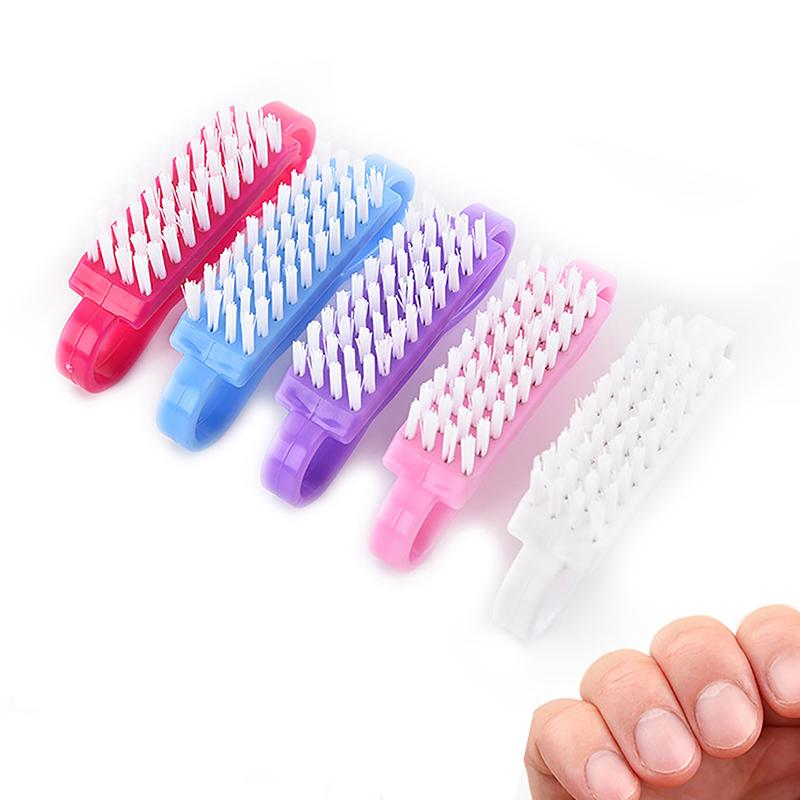 Horn Nail Brushes Nail Art Manicure Pedicure Soft Remove Dust Powder Cleaning Brush Tools Transparent Horn Brushes
