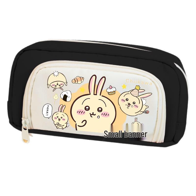 Chiikawa 2025 Torba Ita - Duża Pojemność Podwójna Warstwa Etui na Ołówki Anime dla Dziewcząt.