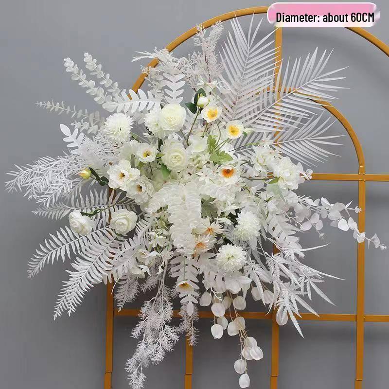 Dekorationsständer für Hochzeitsbühne und Gang mit künstlichen Blumen