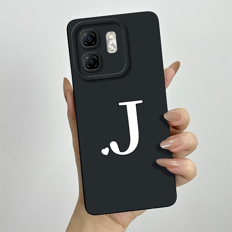 For Infinix Smart 9 Case Infinix Hot 50i Phone Cases X6532 X6531 X6531B Cute Letters Soft Silicone Back Cover Fundas Coque Shell