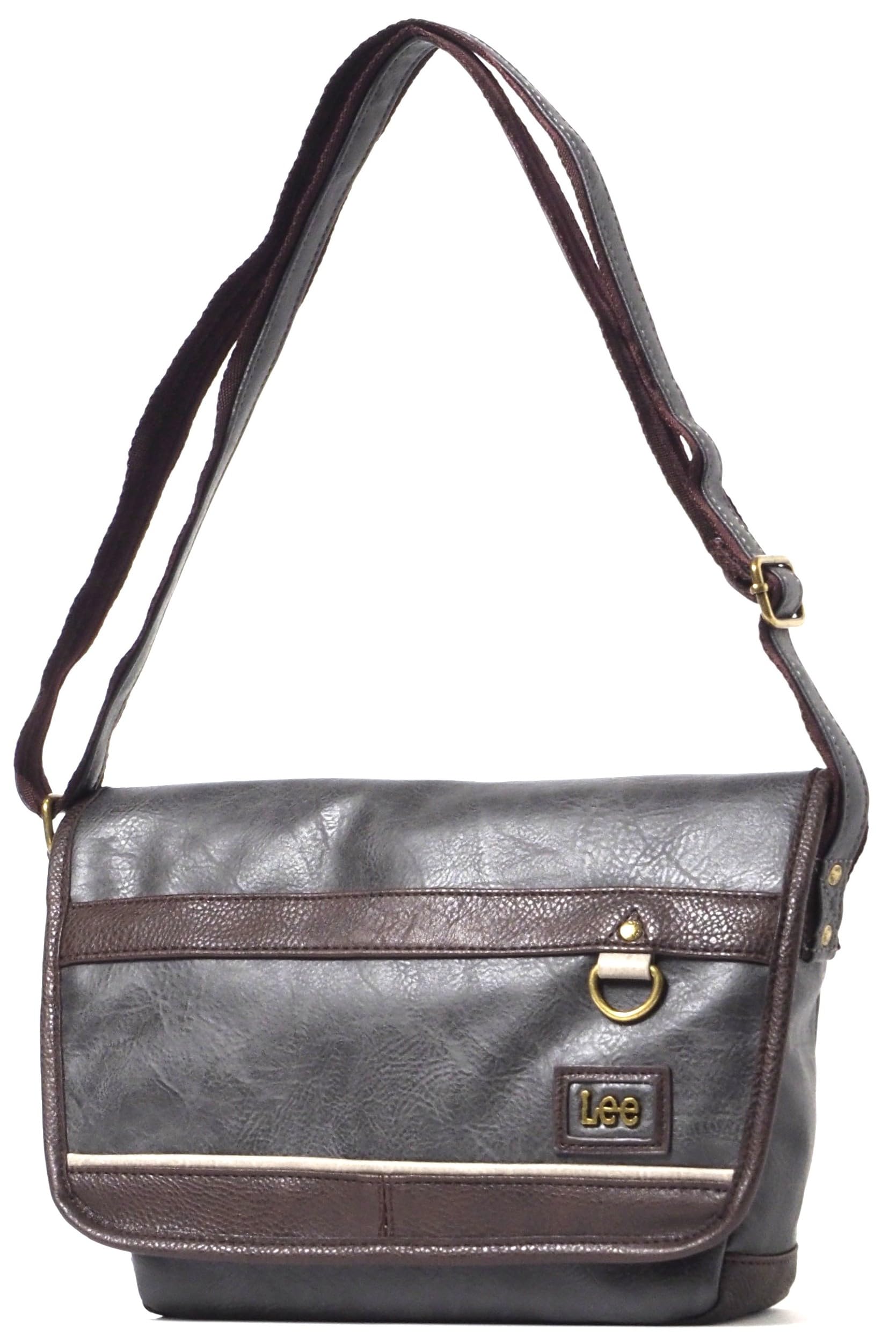 Lee Series Body Bag in Antique Leather Synthetic Leather Infinity II BagOne-Shoulder Product Code 320-3152 серый 10060₽