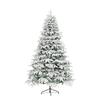 Falling Snow Christmas New PE Mixed PVC Flocking Less Snow Christmas Tree120 Cm