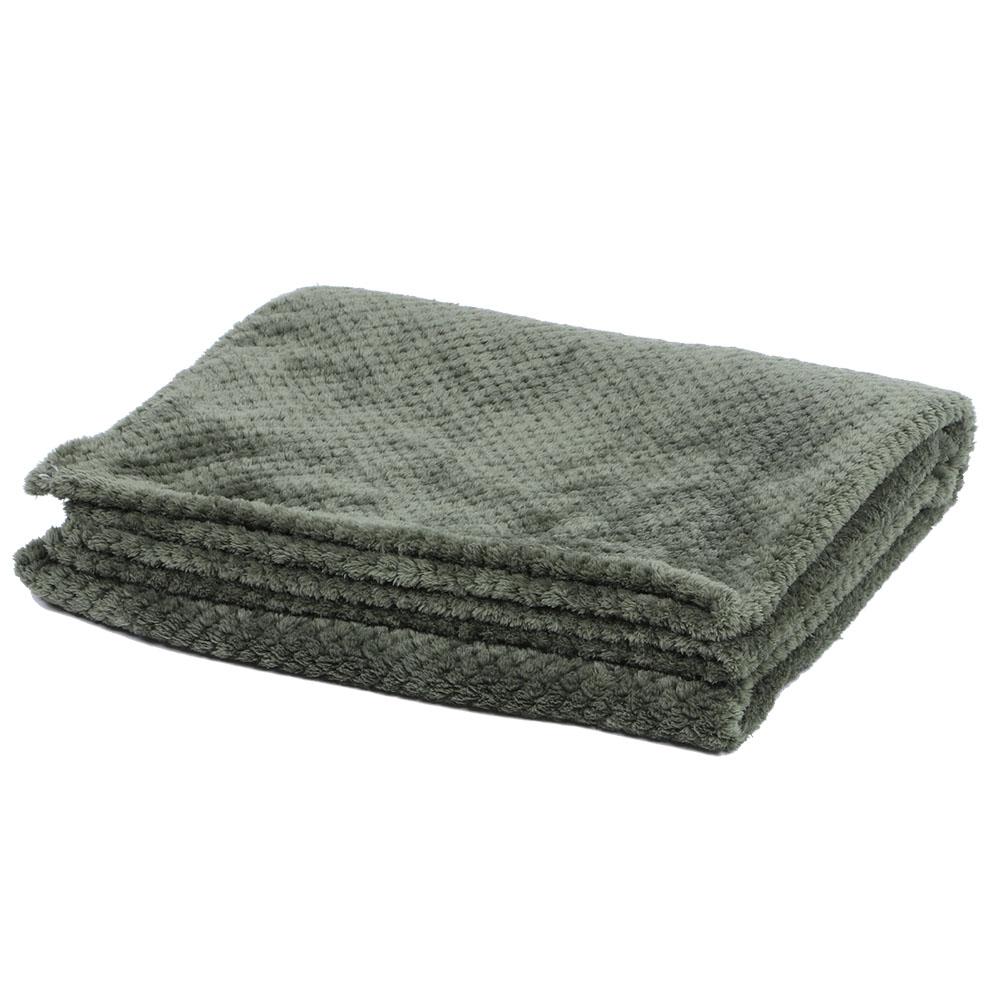 Thicken Soft Polyester Fiber Air Conditioning Bed Blanket for Sofa Bedroom Bedding Supplies