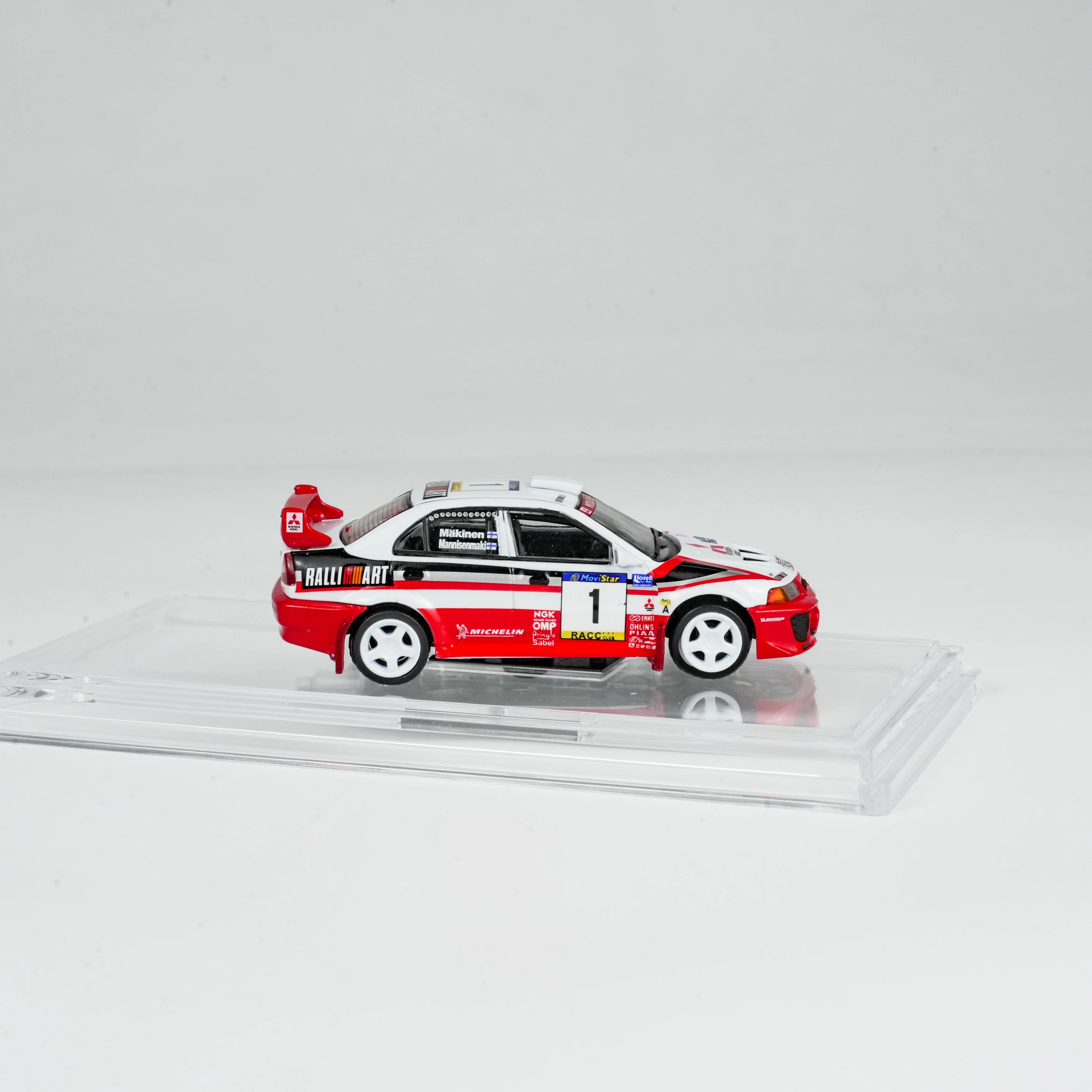 

BM Mitsubishi Lancer EVO V Group A 1998 Catalunya Rally 1:64 Hi Detail Diecast Alloy Simulatio Collectible Car Model Perfect Gif