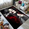 1PC Abstract portrait, red smoke Carpet for Living Room Bedroom Sofa Home Decor Rus Non-slip Floor Mat Luxury Gift