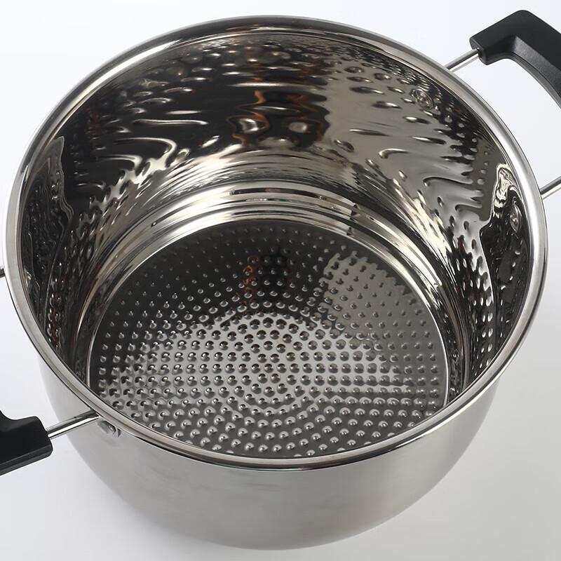 Auripl 22cm Castor Serie Edelstahl Suppentopf