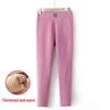 Women's High-Waist Plush Fleece Leggings - Plus Size, Warm, Thick Cotton Pants for Autumn