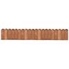 Garden Edging 2 pcs 120 cm Pressure Treated Pine Wood