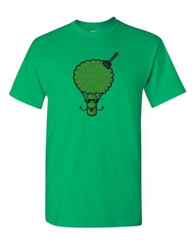 Randy Otter Broccoli Vegetables Funny Arts Cute Portray DT Adult T-Shirt Tee Unisex T-Shirt S