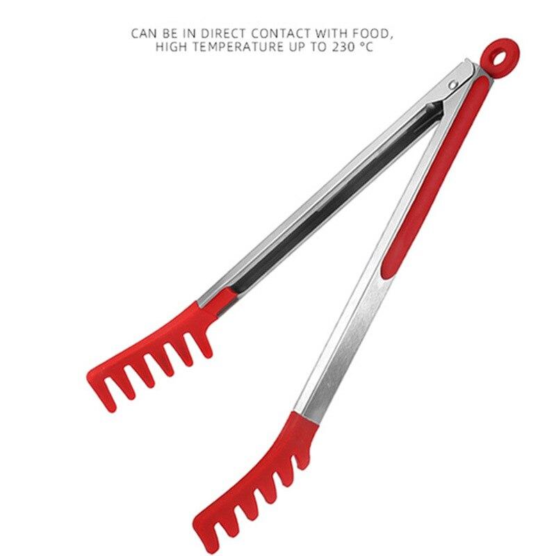 Comb Stainless Steel Silicone Food Clip Barbecue Clip Baking Bread Steak Kitchen Tools