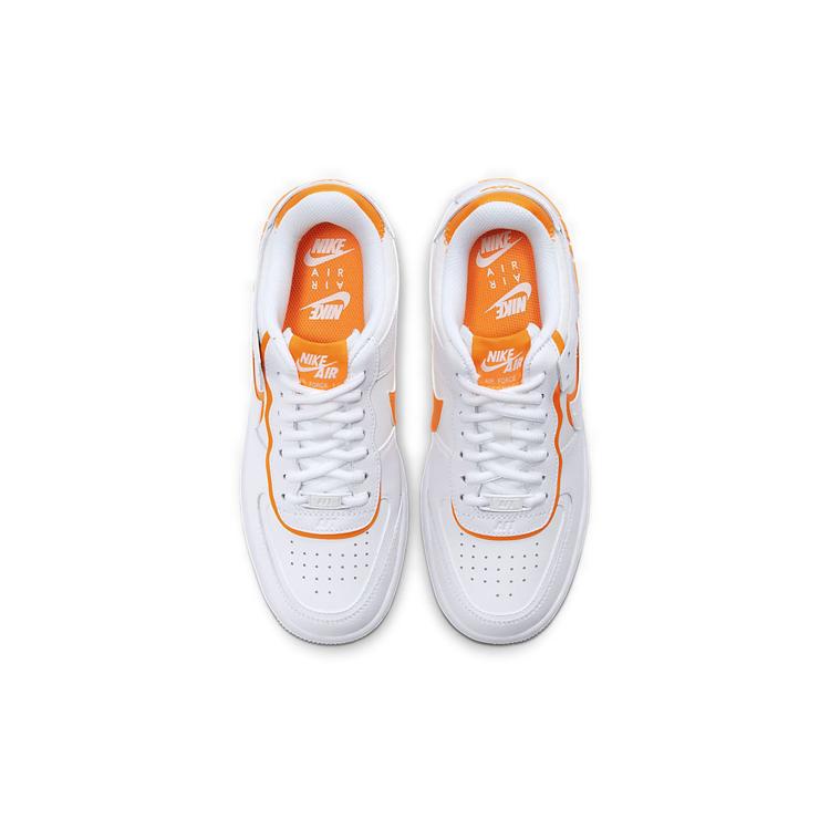 New Nike Air Force 1 Low Shadow White Total Orange Women's CI0919-103