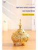 Middle Eastern Lace Metal Incense Burner - Fashionable Sandalwood Ornament for Home Decor