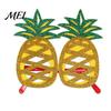Fun Summer Vacation Eyeglasses Hawaiian Tropical Party Glasses, Glitter Felt Beach Pool Eyeglasses, Creative Event Props Ocean Luau Style Eyewear for