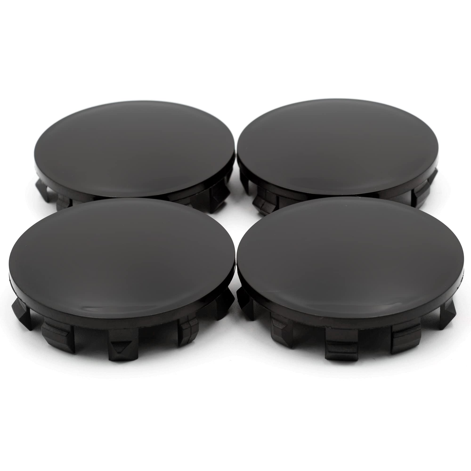 4 шт. Центральные колпачки на диски Rhinotuning, Внешний диаметр 56 мм Внутренний диаметр чёрный