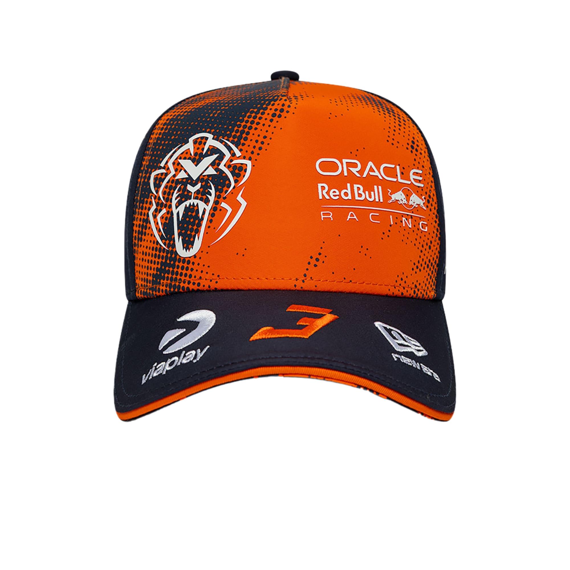 Red Bull Cap Max Verstappen New Era 2026 Orange Lion Driver Cap One Size