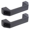 2 Pcs 150mm / 120mm Hole Centers Plastic Pull Handle / Grab Handle Nylon Nylon Industrial Handle Grip