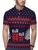 Christmas Print - Men'S Short-Sleeve Polo Shirt - Stylish And Easy Short-Sleeve, Buttoned, Casual Collar Polo Shirt, Fashionable And Versatile,