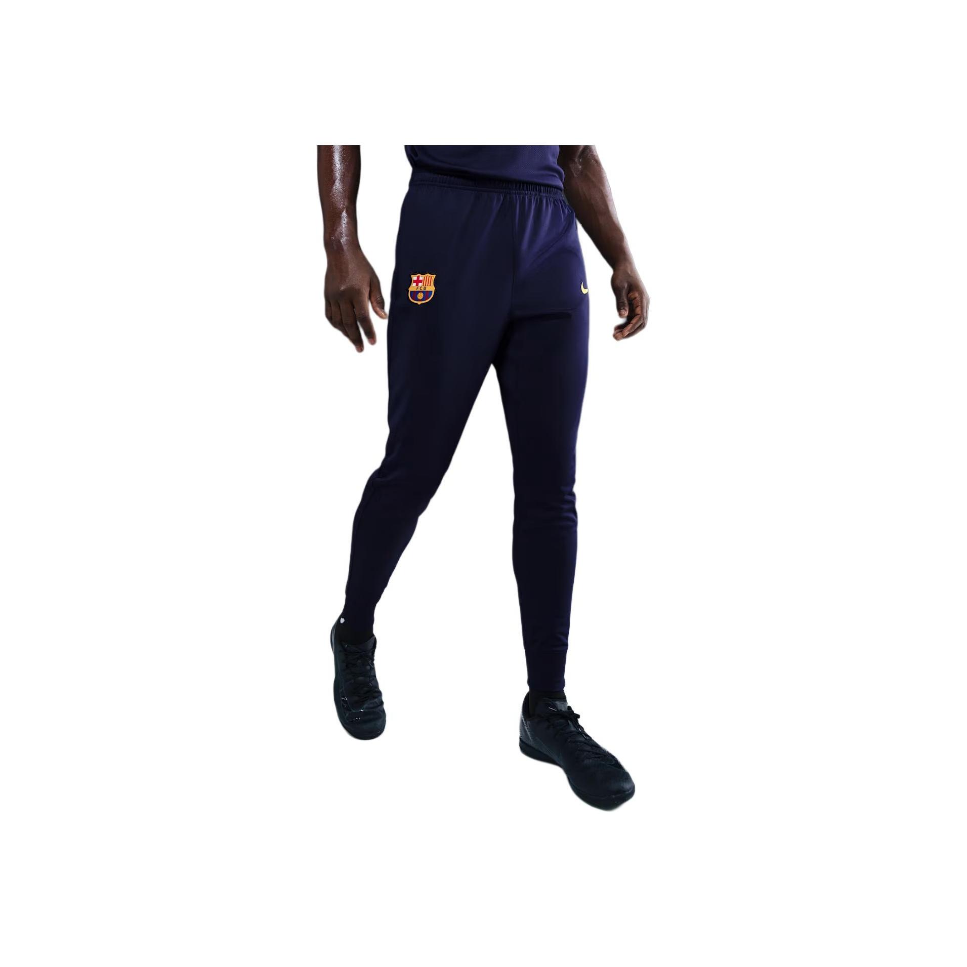 Nike FC Dri-FIT Barcelona Football Club Simple Comfortable Versatile Slim Fit Jersey Men jersey Purple Midwest-Gold HJ6964-594 S