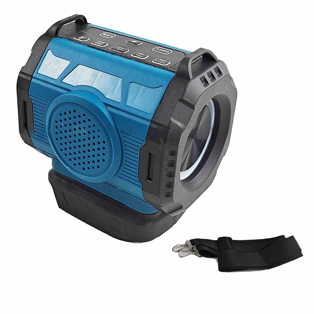 Bluetooth Speaker For Milwaukee/Makita/Dewalt/Bosch 18V 20V Battery With USB Type-C Port Charge Player Loudspeaker Amplifier