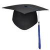 Mortarboard Tassels Solid Color Classic Design Square Board Breathable Decorative Comfortable Unisex Graduation Party Hierophant Hat Headwear