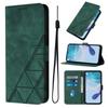 Geometric Leather Wallet Case For Moto Edge 50 Fusion 40 Neo G 5G Play G04 G04S G24 G34 G35 G45 G54 Power G55 G75 G84 G85 Cover